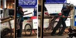 Berhenti Mengeluh! Lihatlah Ayah Ini Berdoa Sebelum Pergi Mencari Barang Bekas