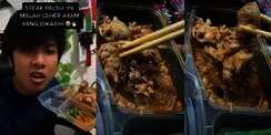 Pesan Steak Ayam ala Bintang Lima, Emosi Pas Lihat Wujudnya!