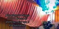 Para Tamu Terheran-heran Lihat Benda Tak Biasa Dipajang di Pelaminan