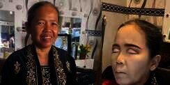Riasan Sulap Nenek 56 Tahun Tampil Lebih Muda, Lihat Perbedaannya