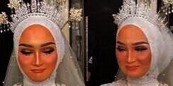 Efek Banyak Komplain, Riasan Pengantin Ini Bikin Warganet Ngeri