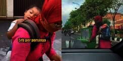 Kisah Pilu Ibu Pedagang Bakso Tusuk Keliling, Jalan 30 KM Sambil Gendong Anak Dapat Upah Rp9 Ribu