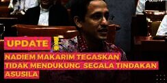 Nadiem Makarim Tegaskan Tak Mendukung Segala Tindakan Asusila