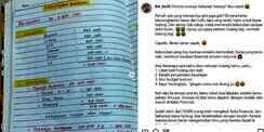 Viral Coretan Pengeluaran Keluarga Cuma Rp2 Jutaan, Bisa Bayar Cicilan Rumah dan Belanja Bulanan