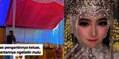 Datang ke Nikahan Mantan, Syok Lihat Pengantin Cantik Banget, Sampai Peluk Tiang Menatap Penyesalan