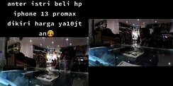 Viral Suami Antar Istri Beli iPhone 13 Seri Terbaru, Sampai Toko Syok Sampai Lemas Saat Tahu Harganya!