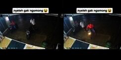 Kocak! Pria Ini Salah Ambil Motor, Ekspresi Pemilik Aslinya Bikin Ngakak