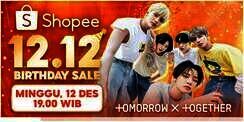 TOMORROW X TOGETHER Siap Guncang Panggung Shopee 12.12 Birthday Sale TV Show