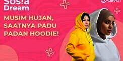 Musim Hujan, Saatnya Padu Padan Hoodie!
