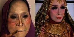 Riasan MUA Bikin Wajah Nenek Auto Ngalahin Pengantin