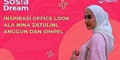 Inspirasi Office Look ala Nina Zatulini, Anggun dan Simpel