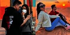 10 Potret Mesra Natasha Wilona & Verrel Bramasta Liburan di Dubai, Makan Steak &lsquo;Sultan&rsquo;