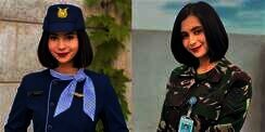 8 Potret &lsquo;Cantiknya&rsquo; Serda Hanifah, Anggota Wanita TNI AU yang Parasnya Bak Bidadari