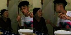 Ditonton 28 Juta Kali, Video Lagi Asyik Makan Mie, Pemuda Kaget dan Hilang Nafsu Makan Dengar Celetukan Nenek