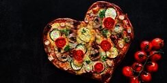 Pizza Unik Berbentuk Hati untuk Ungkapkan Rasa Cinta