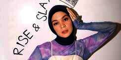 Gaya Seru Tantri Namirah Padukan Warna Oranye dan Lilac, Super Playful