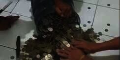 Viral Cewek Ini 2 Tahun Rajin Nabung Koin di Galon Air, Pas Dibuka Dapatnya Rp11 Juta