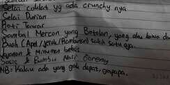 Tinggal di Pondok Pesantren, Anak Ini Kirimkan Daftar Panjang, Barang yang Harus Dibelikan Kakaknya