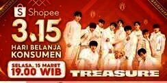 Jangan Lewatkan Penampilan TREASURE, Dita Karang, & Para Artis Ternama di Shopee Hari Belanja Konsumen TV Show!