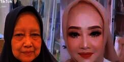 Lihatnya Bikin Tak Percaya! Viral MUA Ini Ubah Wajah Nenek 67 Tahun Jadi 30 Tahun Lebih Muda