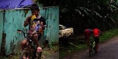 10 Potret Unik Orang Naik Sepeda, Aksinya Bikin Melongo!