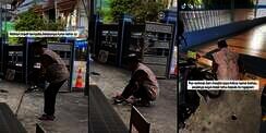 Bikin Terenyuh, Kakek Penjaga Masjid Tuna Netra Ini Selalu Tata Alas Kaki Jamaah Setiap Pulang