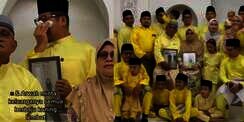 Suami Foto Lebaran Bersama Potret Istri, Alasan Pakai Baju Kuning Bikin Mewek