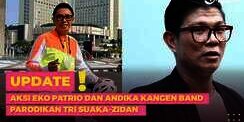 Aksi Eko Patrio dan Andika Kangen Band Parodikan Tri Suaka-Zidan