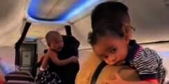 Video Viral AC Pesawat Mati Saat Terbang, Penumpang Kepanasan Sampai Anak-Anak Lepas Baju