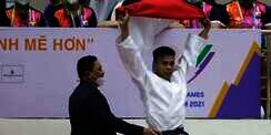 Perjuangan Heroik Atlet Judo Ikhsan Apriyadi, Raih Emas SEA Games 2021 Meski Sempat Pingsan dan Cedera Punggung