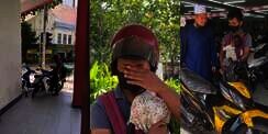 Setiap Hari Harus Kerja Sambil Gendong Anak, Tangisan Ayah Ini Pecah Saat Dihadiahi Motor oleh Ustaz Ebit Lew