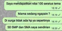 Pesan WA Berisi Curhatan Bocah SD ke Almarhum Ibunya Bikin Netizen Menangis: 'SD, SMP, dan SMA, Saya Sendirian'