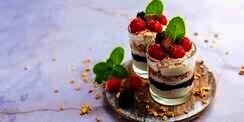Resep Frozen Yogurt And Mixed Fruit Parfait yang Tinggi Kalsium