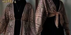 Tips Padu Padan Fesyen Polos dengan Outer Renda Brukat, Dijamin Makin Stylish