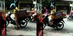Viral Pedagang Es Loli Beli Bensin Barter Dagangan yang Belum Laku, Respons Penjual Bikin Haru