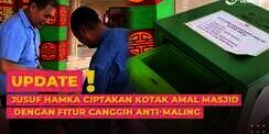 Jusuf Hamka Ciptakan Kotak Amal Masjid dengan Fitur Canggih Anti-Maling