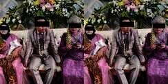 Viral Istri Pertama Dampingi Suami Menikah Lagi Sambil Gendong Bayi di Pelaminan