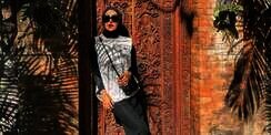 OOTD Hijab Simpel Monokrom Dara Arafah, Kamu Bisa Tiru!