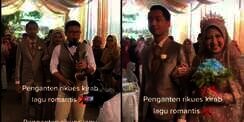 Viral Video Pesta Pernikahan Diiringi Lagu Doraemon, Wargenet: Nobita Nikah