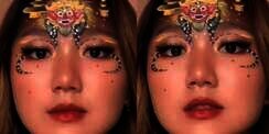 Lukis Barong di Wajah, Riasan TikToker Disangka Filter