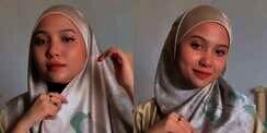 Tutorial Kerudung Segi Empat Bahan Satin untuk Mengangkat Penampilanmu Saat Kondangan