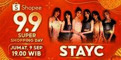 Datangkan STAYC, Shopee 9.9 Super Shopping Day TV Show Bertabur Bintang dan Grand Prize