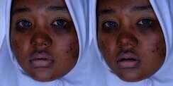 MUA Berhasil Rias Wajah Remaja Ini jadi Mirip Selebgram Herlin Kenza, Berubah 180 Derajat!