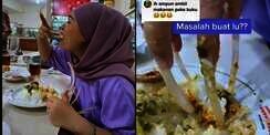 Potret Wanita Berkuku Super Panjang Saat Makan Nasi Pakai Tangan, Warganet: Bukannya Ngiler Malah Seram plus Jijik!