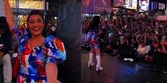 Penyanyi Banyuwangi Konser Dangdut di Times Square, Bule Amerika Tak Tahan Joget