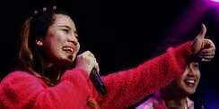 Potret Manis Felicya Angelista di Ulang Tahun Produk Kecantikannya
