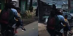Ngeri, 1 Motor Ditumpangi 6 Orang, Ada yang Duduk di Pangkuan Pemotor