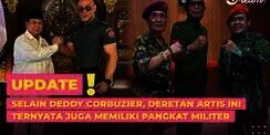 Selain Deddy Corbuzier, Deretan Artis Ini Ternyata Juga Memiliki Pangkat Militer