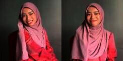 Trik Styling Pashmina dengan Tampilan Kerudung Segiempat
