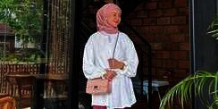 Tutorial Tampilan Girly dengan Anting Percantik Hijab 